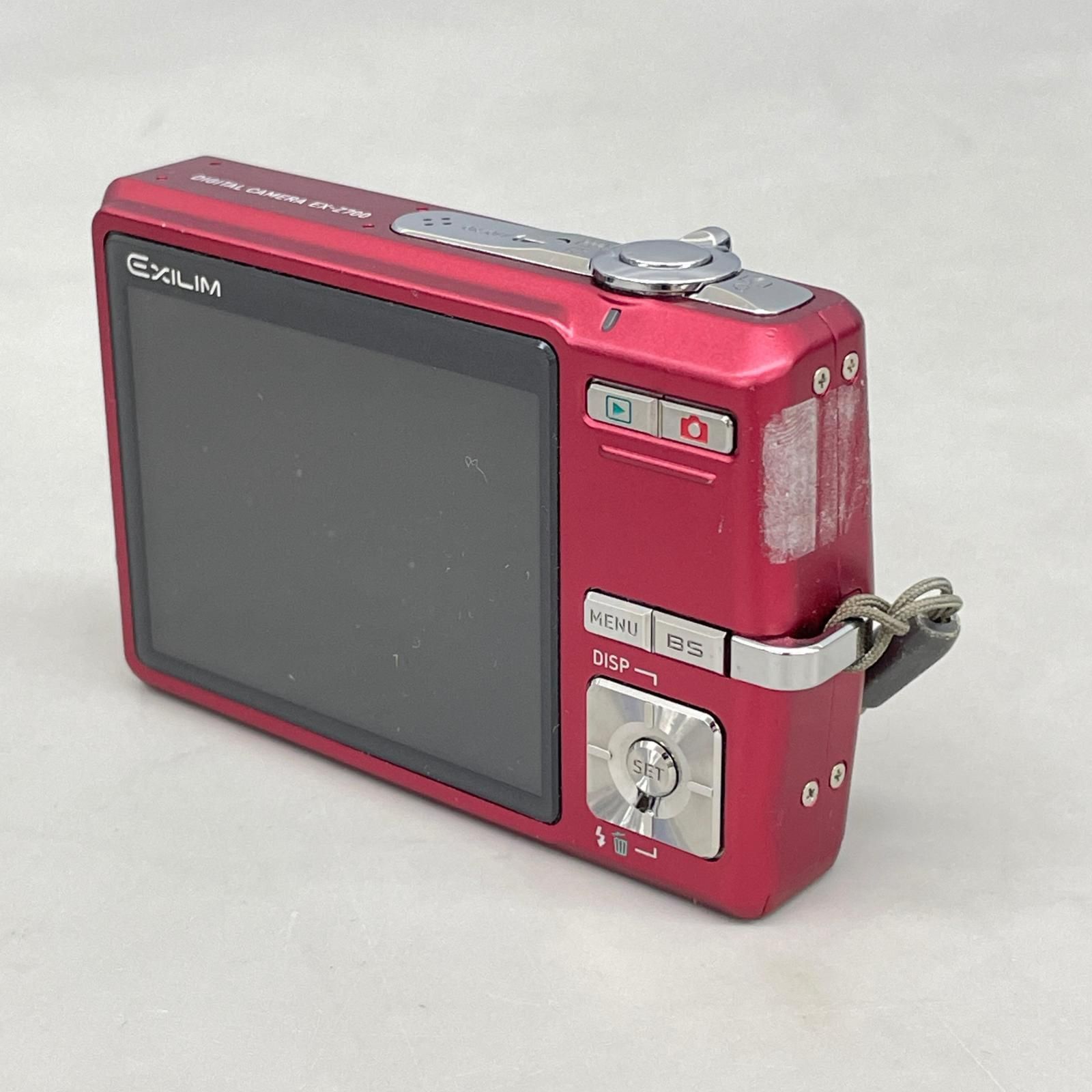 カシオ CASIO コンパクトデジタルカメラ EXILIM ZOOM EX-Z700 レッド