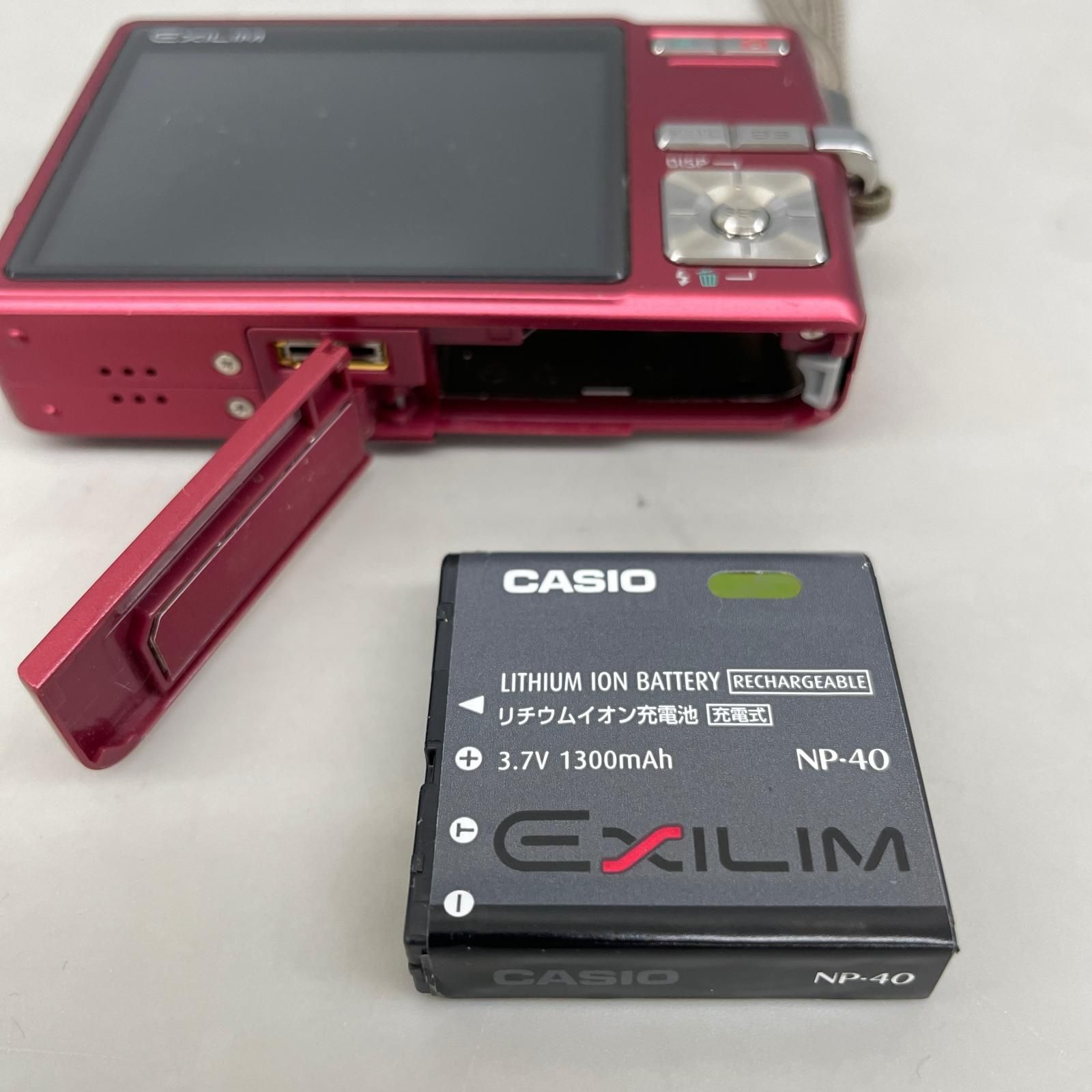 カシオ CASIO コンパクトデジタルカメラ EXILIM ZOOM EX-Z700 レッド