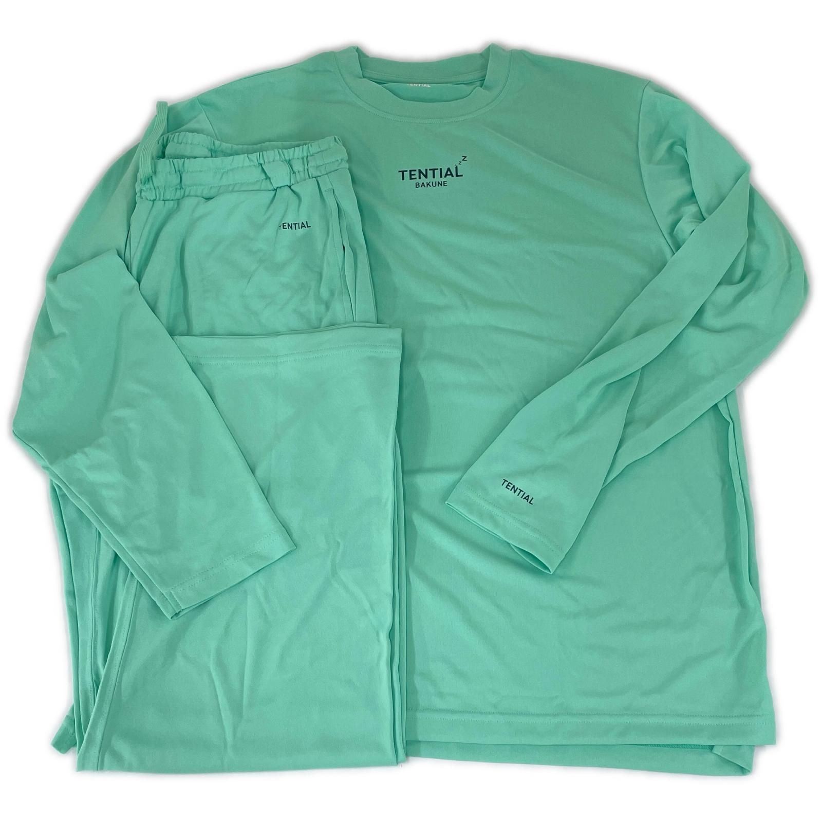 BAKUNE ドライロングスリーブTシャツ＆パンツセット Mサイズ TENTIAL リカバリーウェア BAKUNE Dry バクネドライロングスリーブ上下