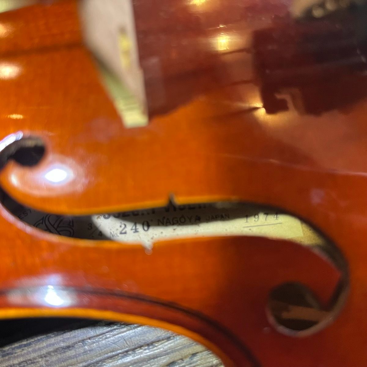 Suzuki No.240 3/4 1974年 Violin スズキ 分数バイオリン - メルカリ