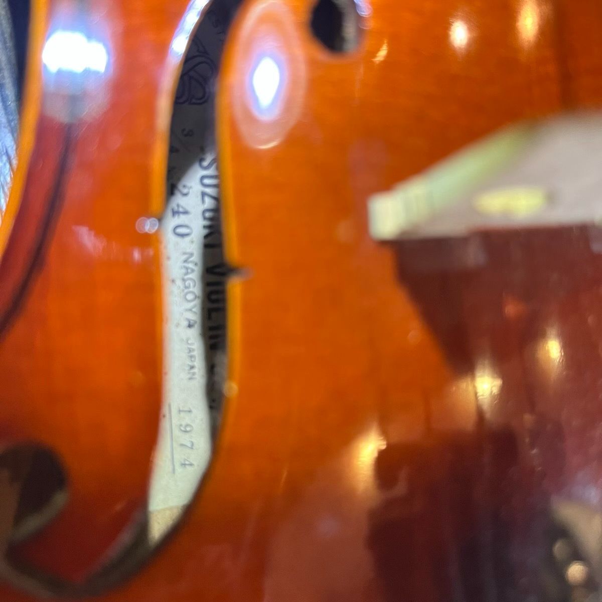 Suzuki No.240 3/4 1974年 Violin スズキ 分数バイオリン - メルカリ