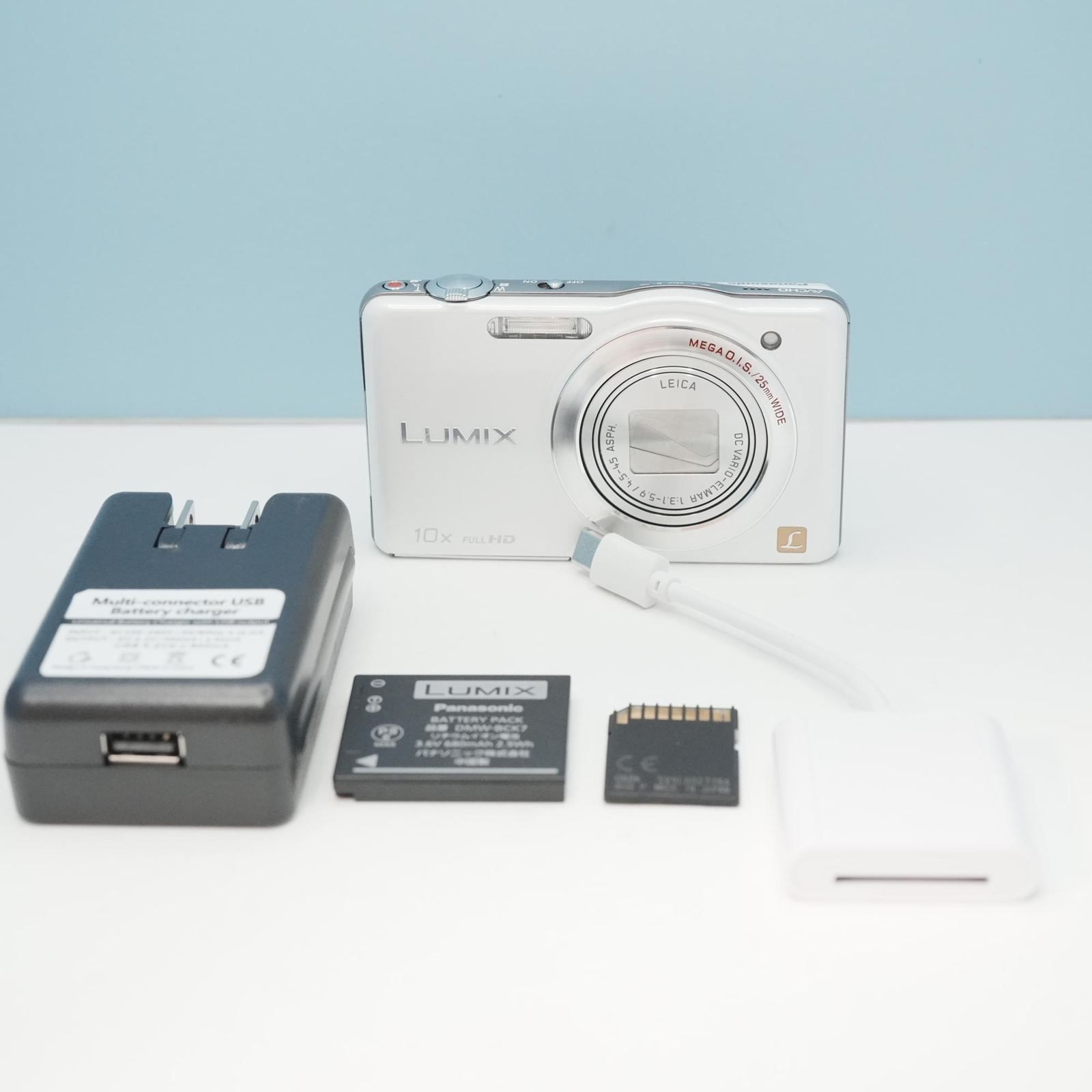 Panasonic LUMIX DMC-SZ7 デジカメ スマホ転送OK フルセット 美品