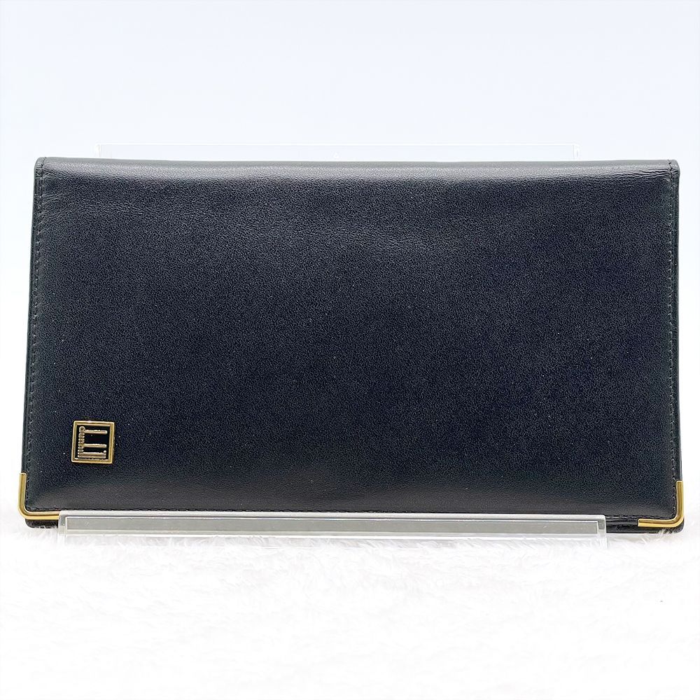 dunhill ダンヒル 長財布 レザー ブラック 紙幣入れ ヴィンテージ