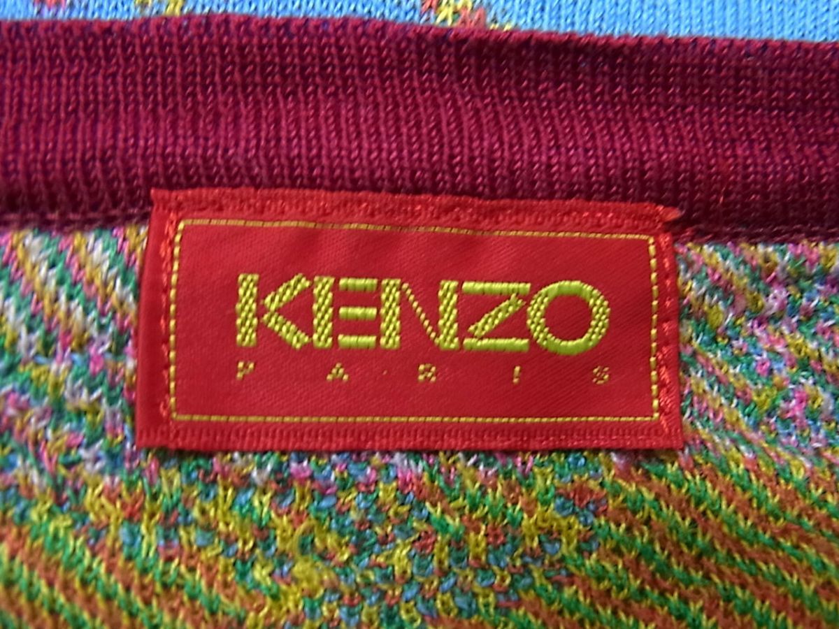 ☆KENZO ケンゾー エルカ期 ヴィンテージ 総柄 フラワージャガード 綿
