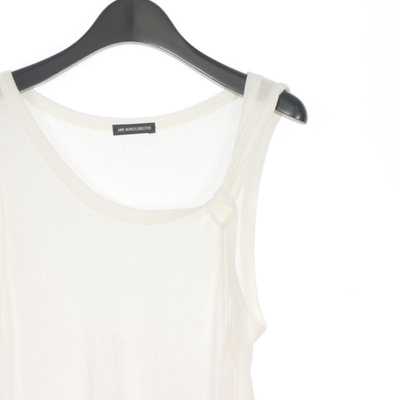 アンドゥムルメステール ANN DEMEULEMEESTER 25SS SEVA リブタンク