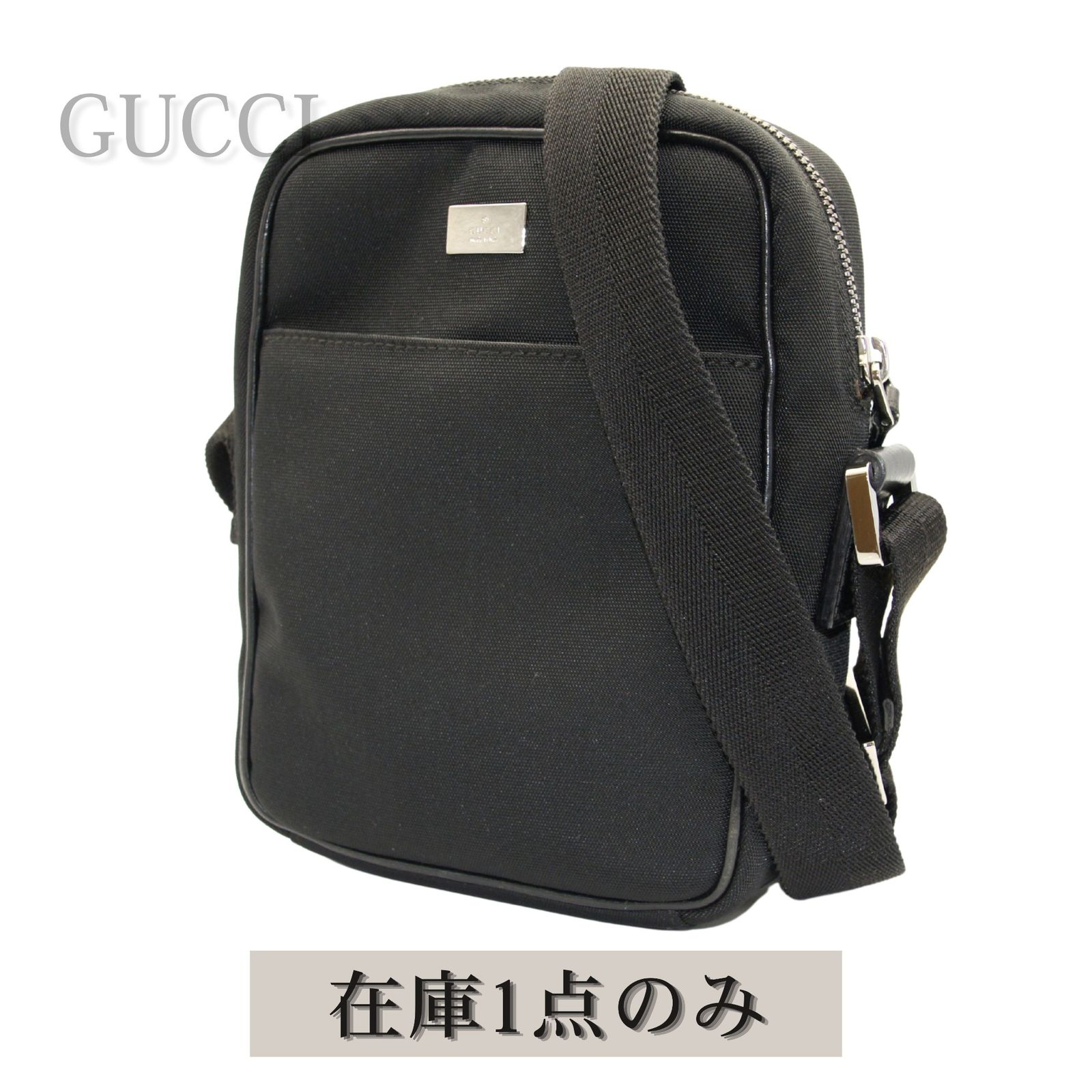 中古】GUCCI グッチ ロゴ ショルダーバッグ ポシェット レディース 