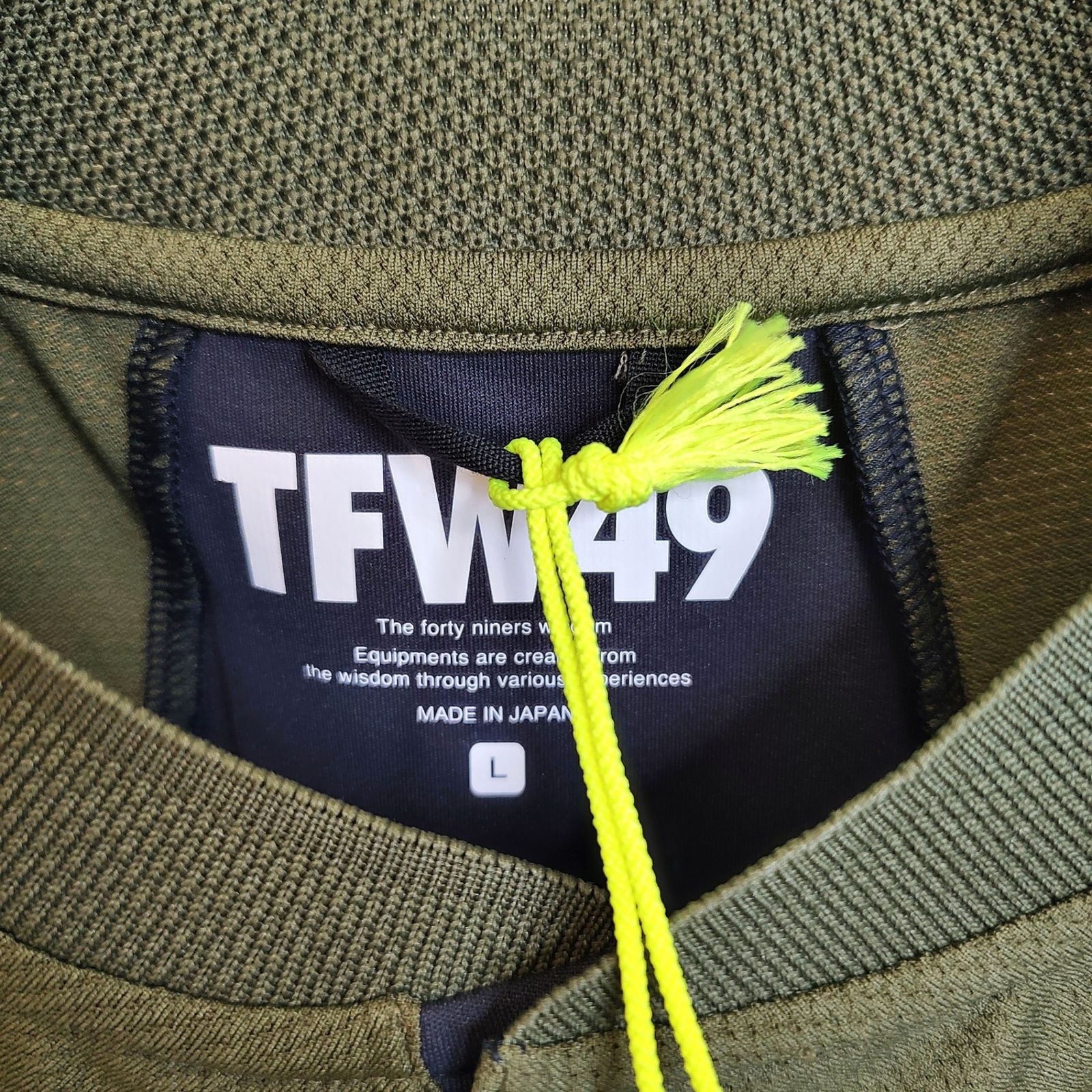 TFW49 ティーエフダブリュー ゴルフ 24AW SIDE MESH COLLARLESS 半袖