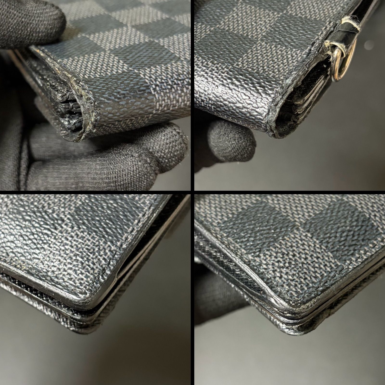 i48 アコルディオン ダミエグラフィット 長財布 ルイヴィトン Louis