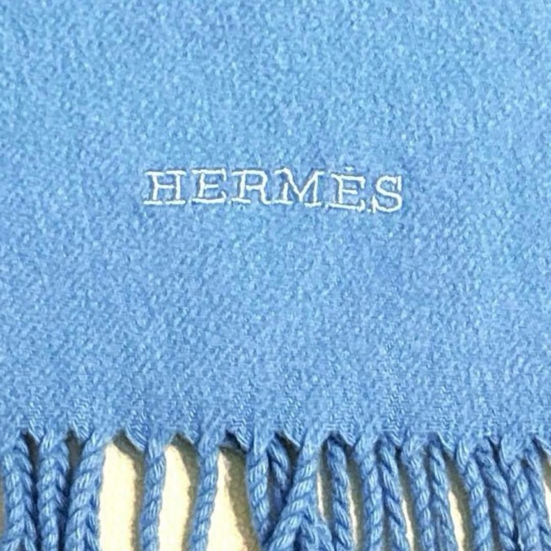 エルメス HERMES 大判マフラー カシミヤ100% カシミア ストール