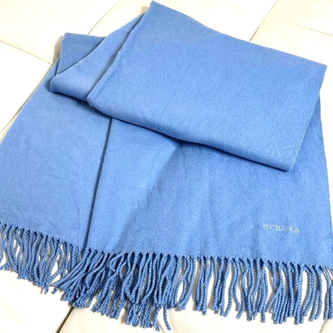 エルメス HERMES 大判マフラー カシミヤ100% カシミア ストール