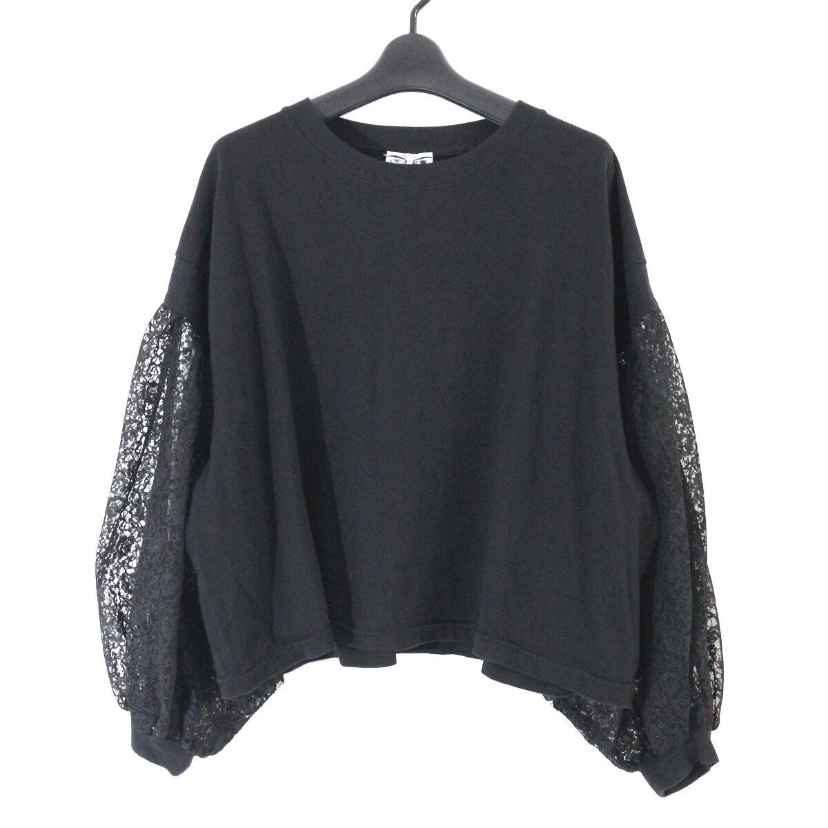 MUSE de Deuxieme Classe購入 H アッシュ 24AW REMAKE LACE BALOON T 