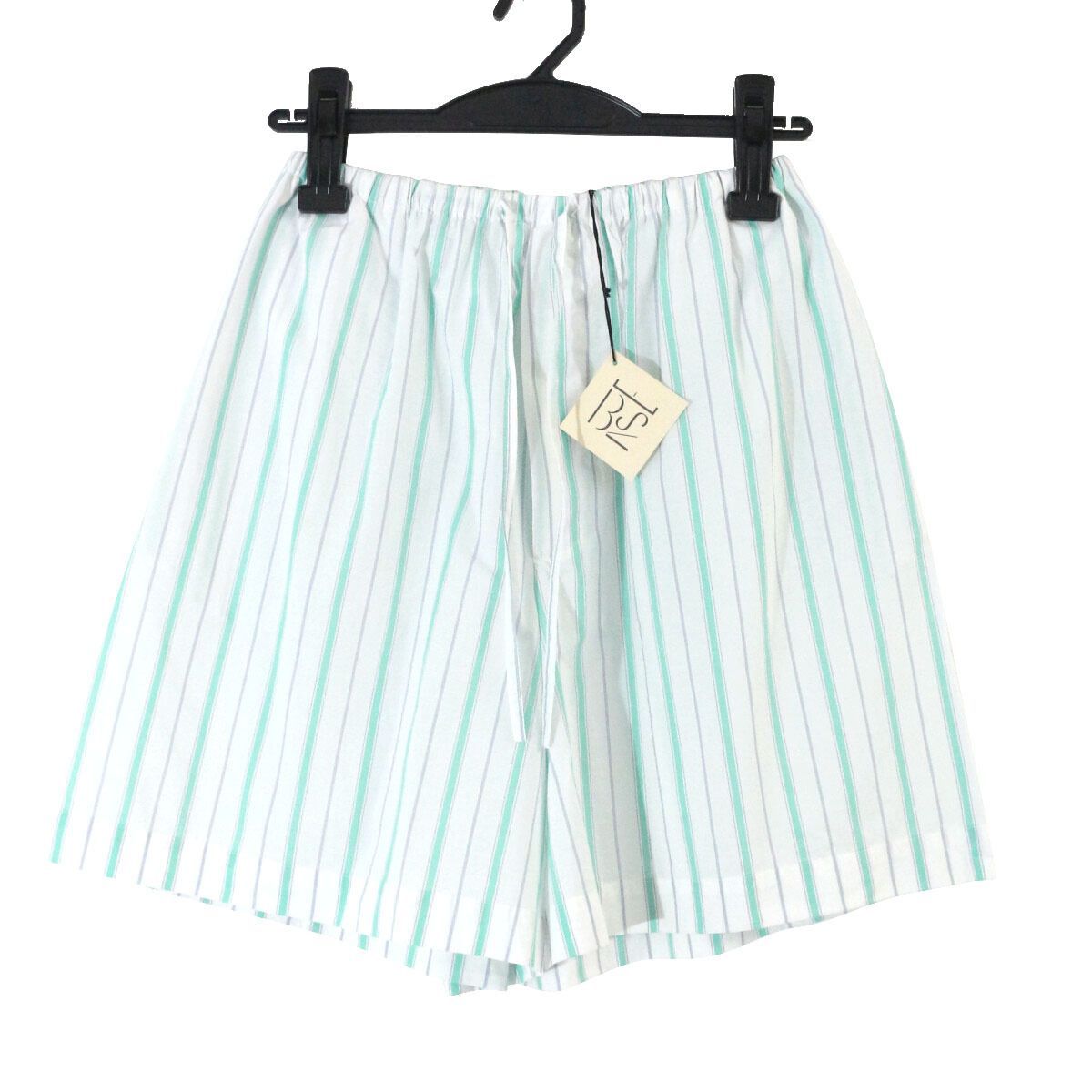 BASERANGE ベースレンジ 24SS KOLLA SHORTS ストライプショートパンツ