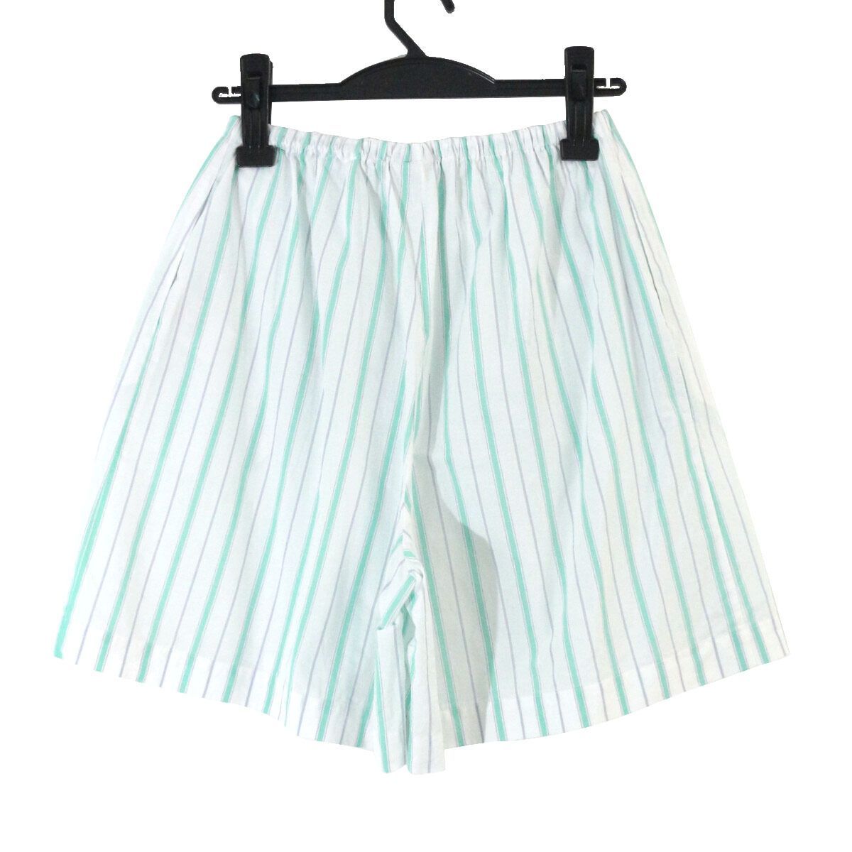 BASERANGE ベースレンジ 24SS KOLLA SHORTS ストライプショートパンツ