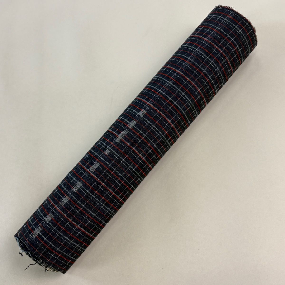 反物 秀品 紬 証紙 格子 紺色 正絹 【中古】 - メルカリ