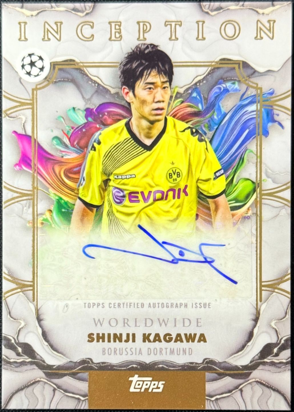 9/29まで出品】香川真司 Shinji Kagawa Topps Inception UCC Worldwide