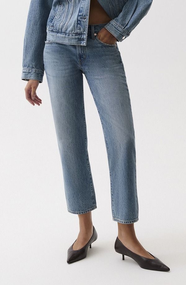 ピストーラ レディース ボトムス デニムパンツ ストレート アンクル ジーンズ Pistola Issankle Straight Leg Jeans METROPOLIS