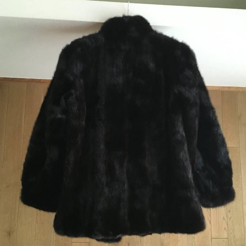 SAGA MINK サガミンク 毛皮 金タグ 柔らか ミンクファー コートF