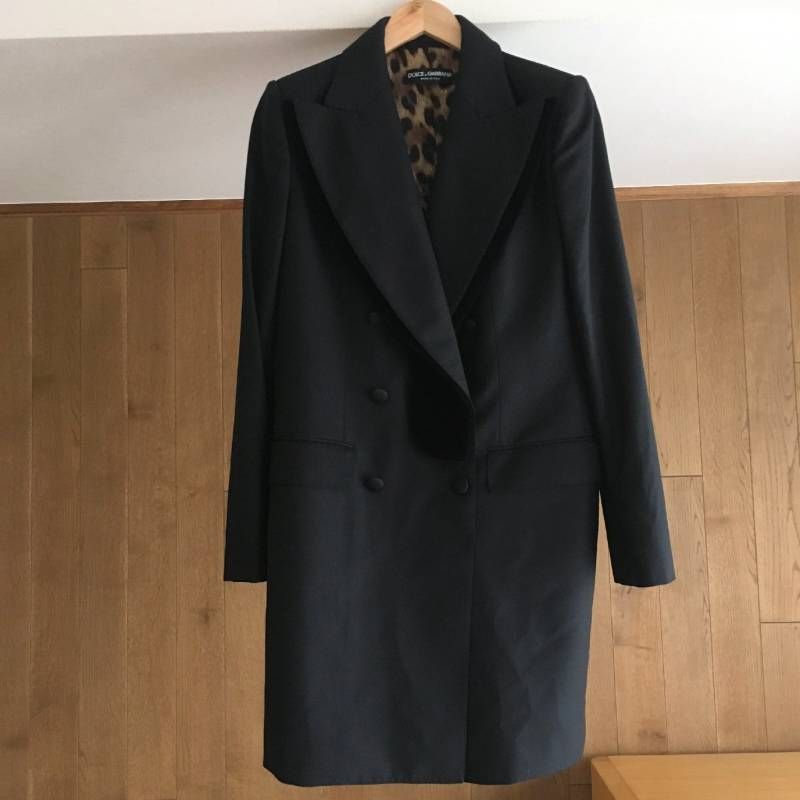 【極美品】ドルチェアンドガッパーナ ドルガバ ニットコート 大きな襟 イタリア製 極美品 DOLCE & GABBANA ドルチェ＆ガッバーナ コート42 - メルカリ