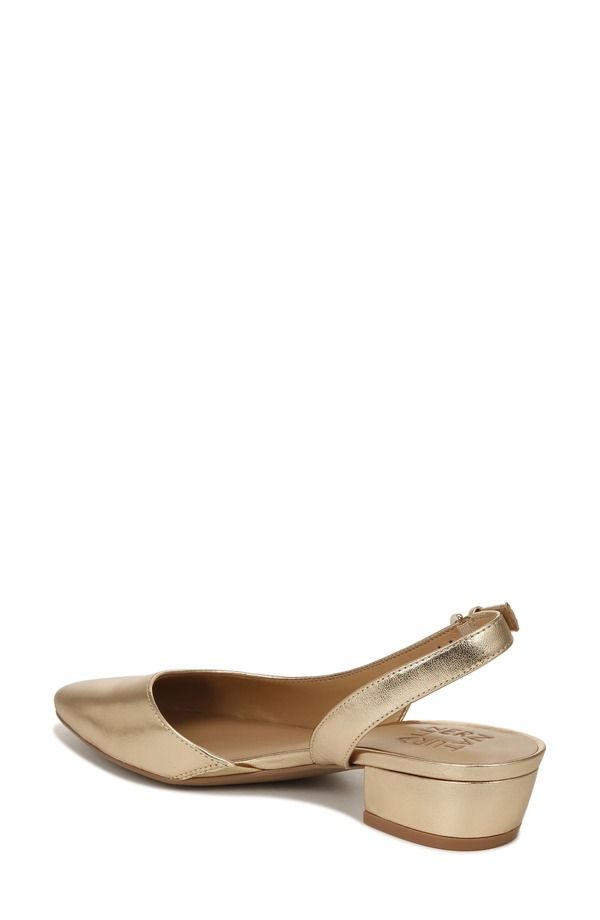 ナチュライザー レディース シューズ ヒール Naturalizer Banks Pump Dark Gold Lizard Leather ゴールド