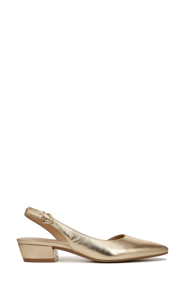ナチュライザー レディース シューズ ヒール Naturalizer Banks Pump Dark Gold Lizard Leather ゴールド