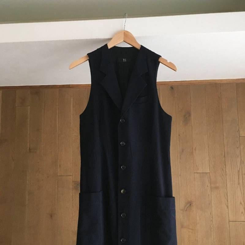 Y's ワイズ ヨウジヤマモト　ワンピース ロング丈 美品 ワイズ Y's ヨウジヤマモト ロング ワンピース YN-D50-105 - メルカリ