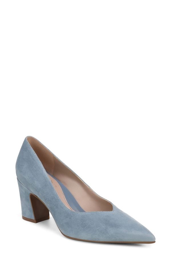 ナチュライザー レディース シューズ ヒール Naturalizer Ella Pointed Toe Pump BLUE ASH SUEDE アッシュ