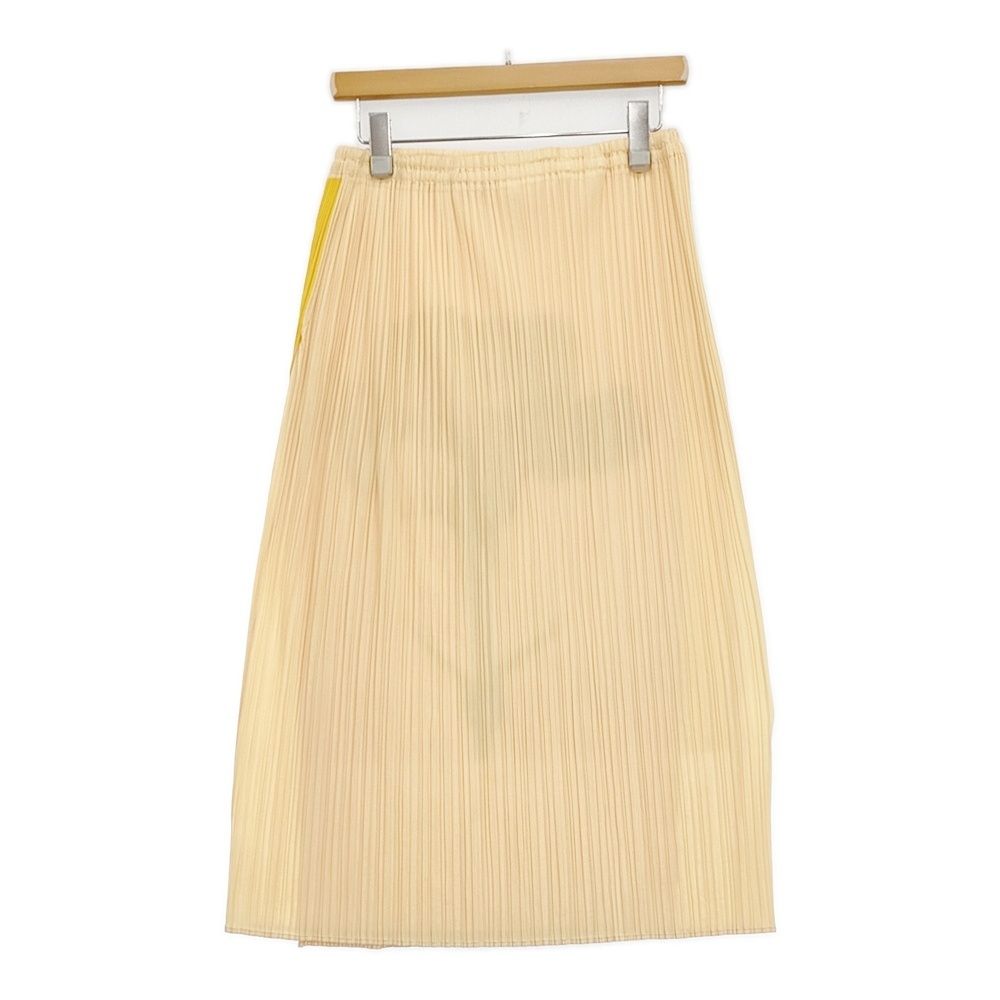 希少✨PLEATS PLEASE プリーツ　ロングスカート　カーネーション PLEATS PLEASE ISSEY MIYAKE カーネーション 転写 PP06-JG106 サイズ1