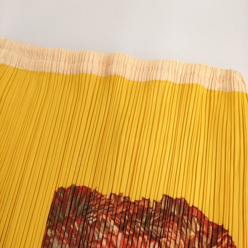 PLEATS PLEASE ISSEY MIYAKE カーネーション 転写 PP06-JG106 サイズ1