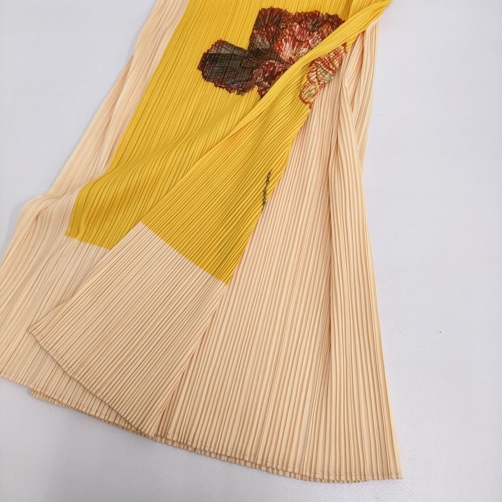 PLEATS PLEASE ISSEY MIYAKE カーネーション 転写 PP06-JG106 サイズ1