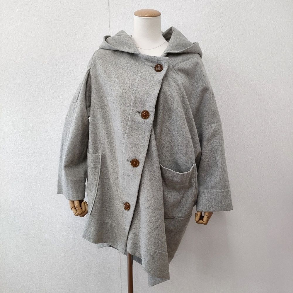 Vivienne Westwood Red Label 変形デザイン フーデッドコート オーブ