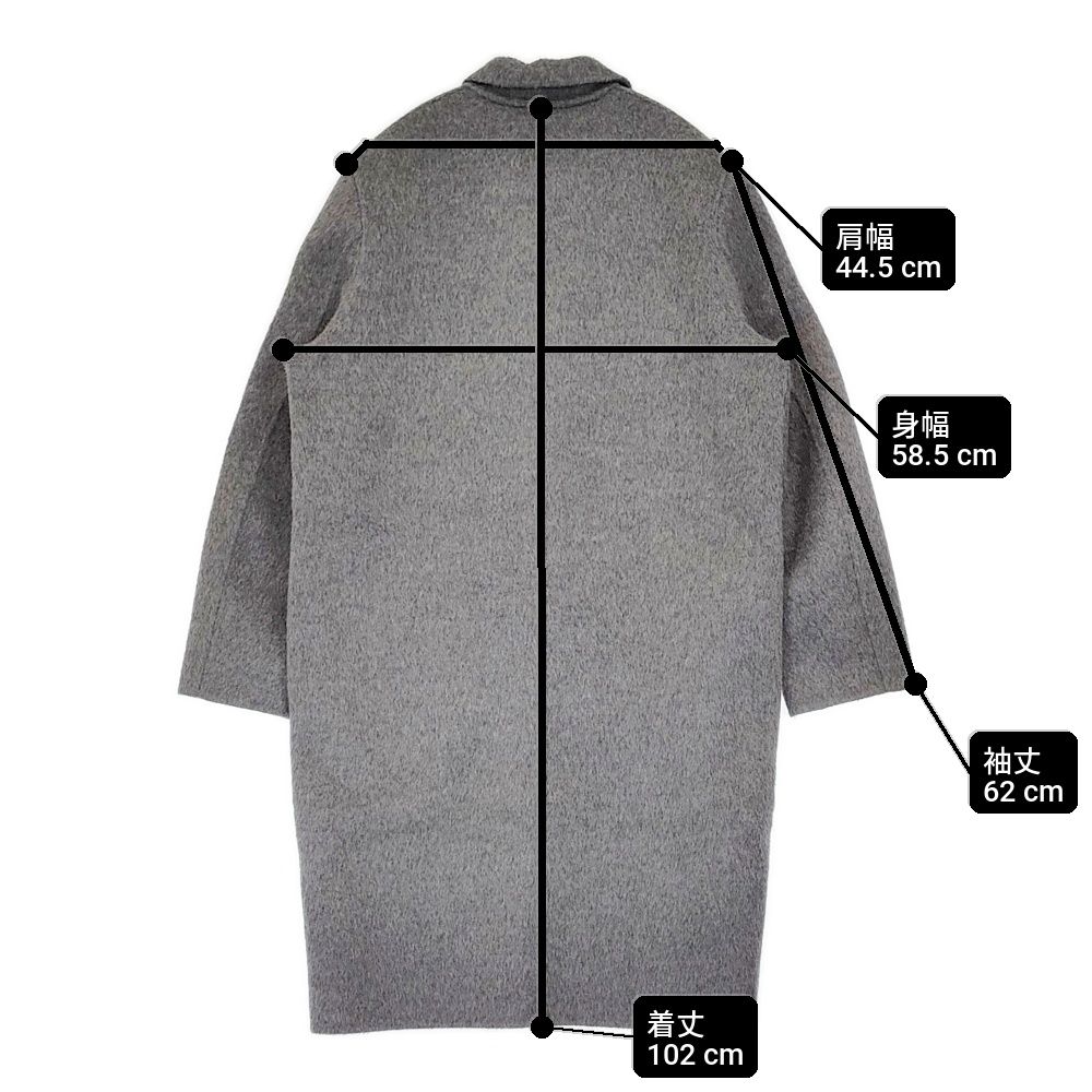 ACNE STUDIOS ウールアルパカチェスターコート サイズ32 チェスター