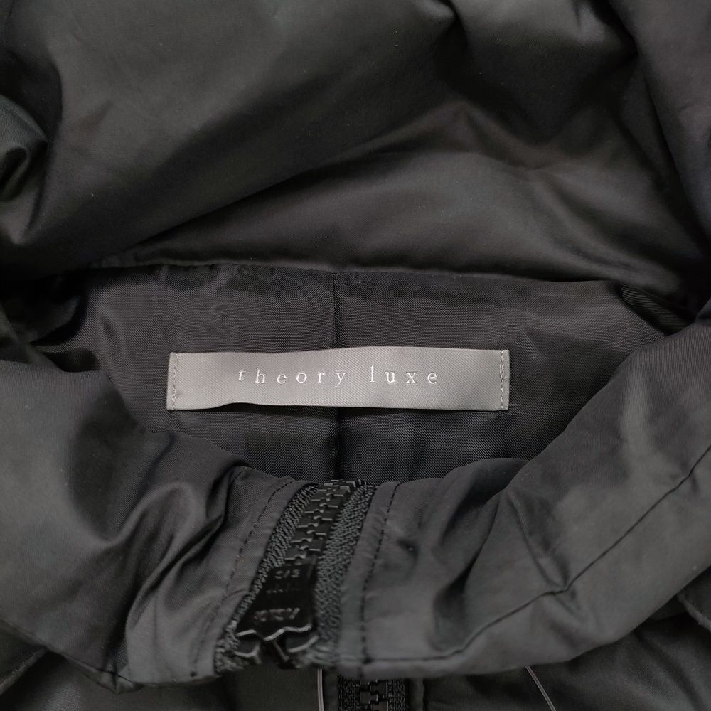 theory luxe CHARLEY STR NASCA ケープダウンコート サイズ32 定価