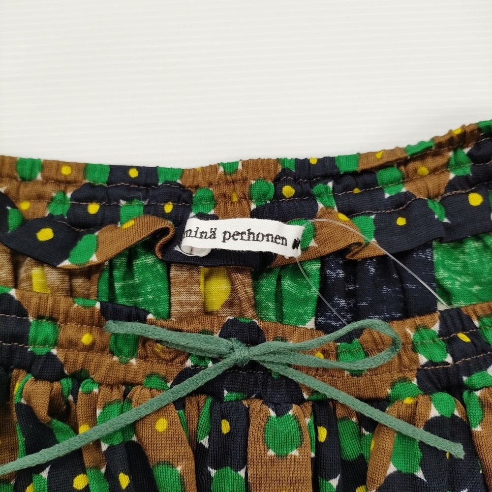mina perhonen forest ring サイズ40 ua8999 切替 ウール ギャザー