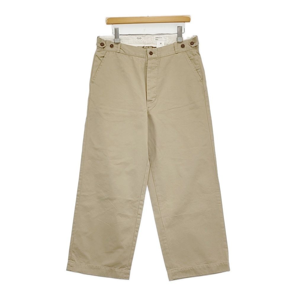 chimala CHINO WAIST ADJUSTABLE TROUSER 日本製 サイズ32 コットン