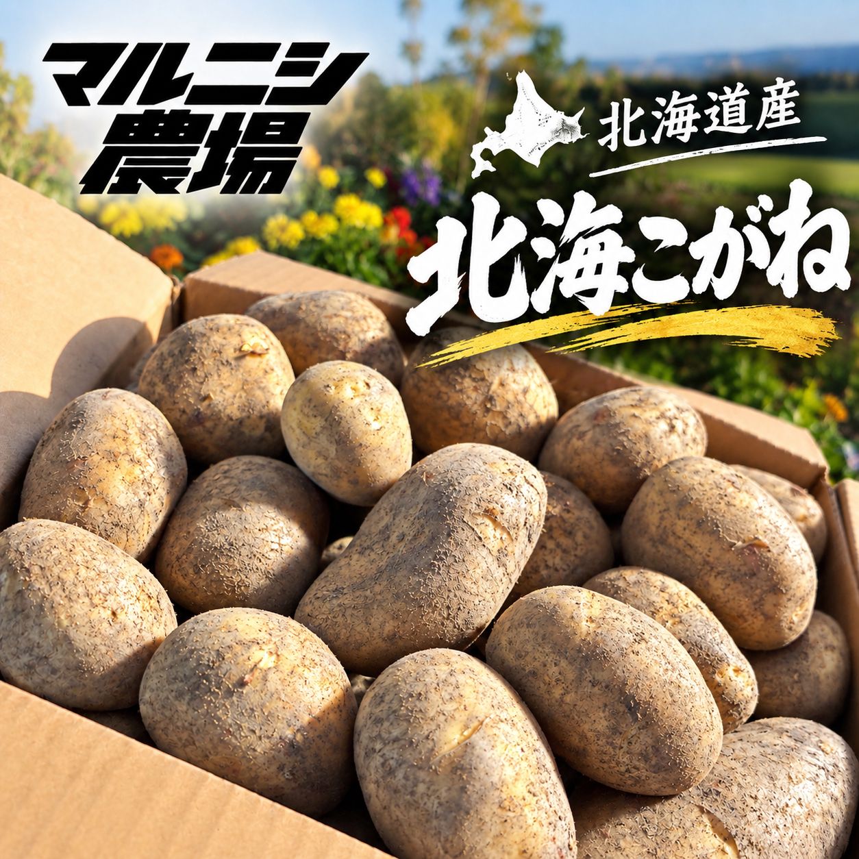 Hiroページ 　新じゃがいも北海ゴガネ20キロ 北海道産 新じゃがいも 20キロ 北海こがね - メルカリ