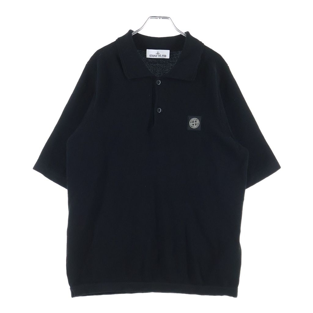 STONE ISLAND (ストーンアイランド) 胸ロゴ 鹿の子 マイクロステッチ