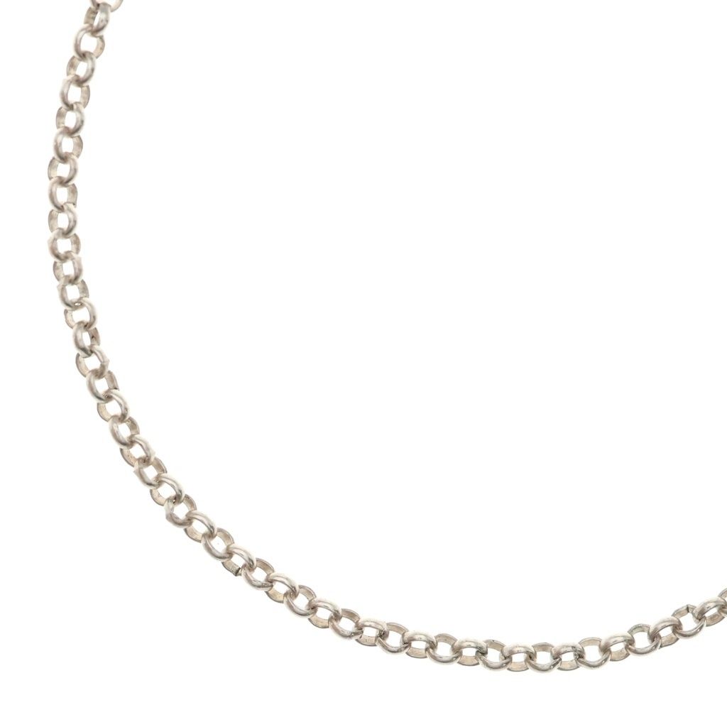 CHROME HEARTS (クロムハーツ) NECKCHAIN R20 ロールチェーンネックレス 20inch シルバー BCA084
