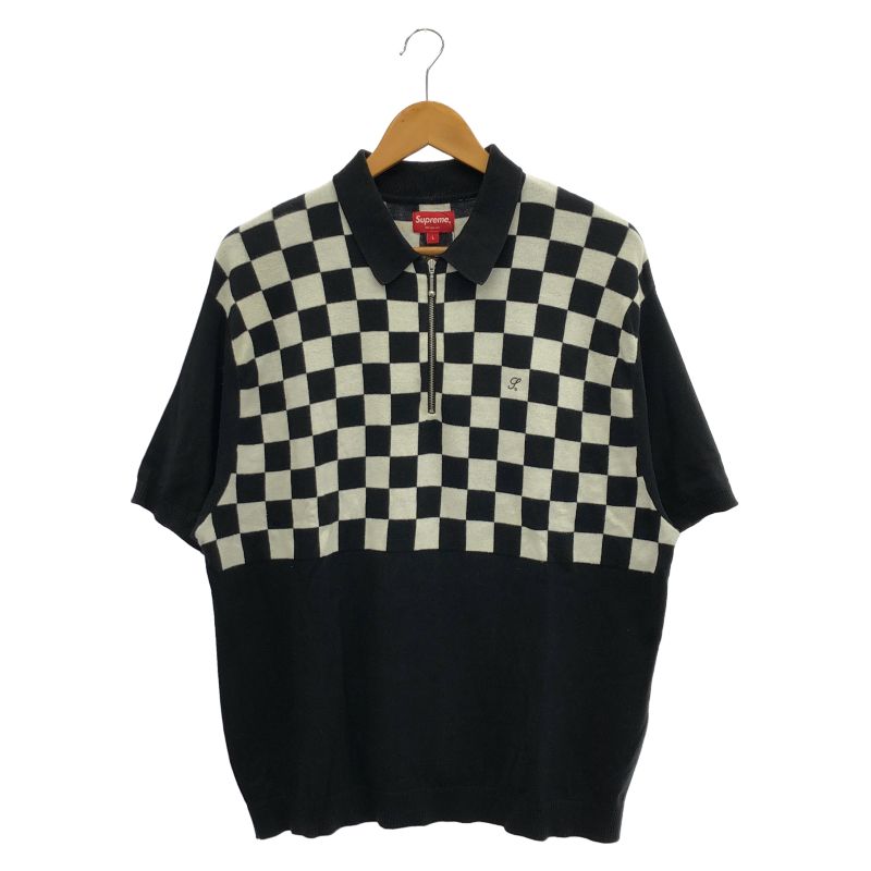 【中古】Supreme 22ss Checked Zip polo サイズL シュプリーム[24] 12,213円