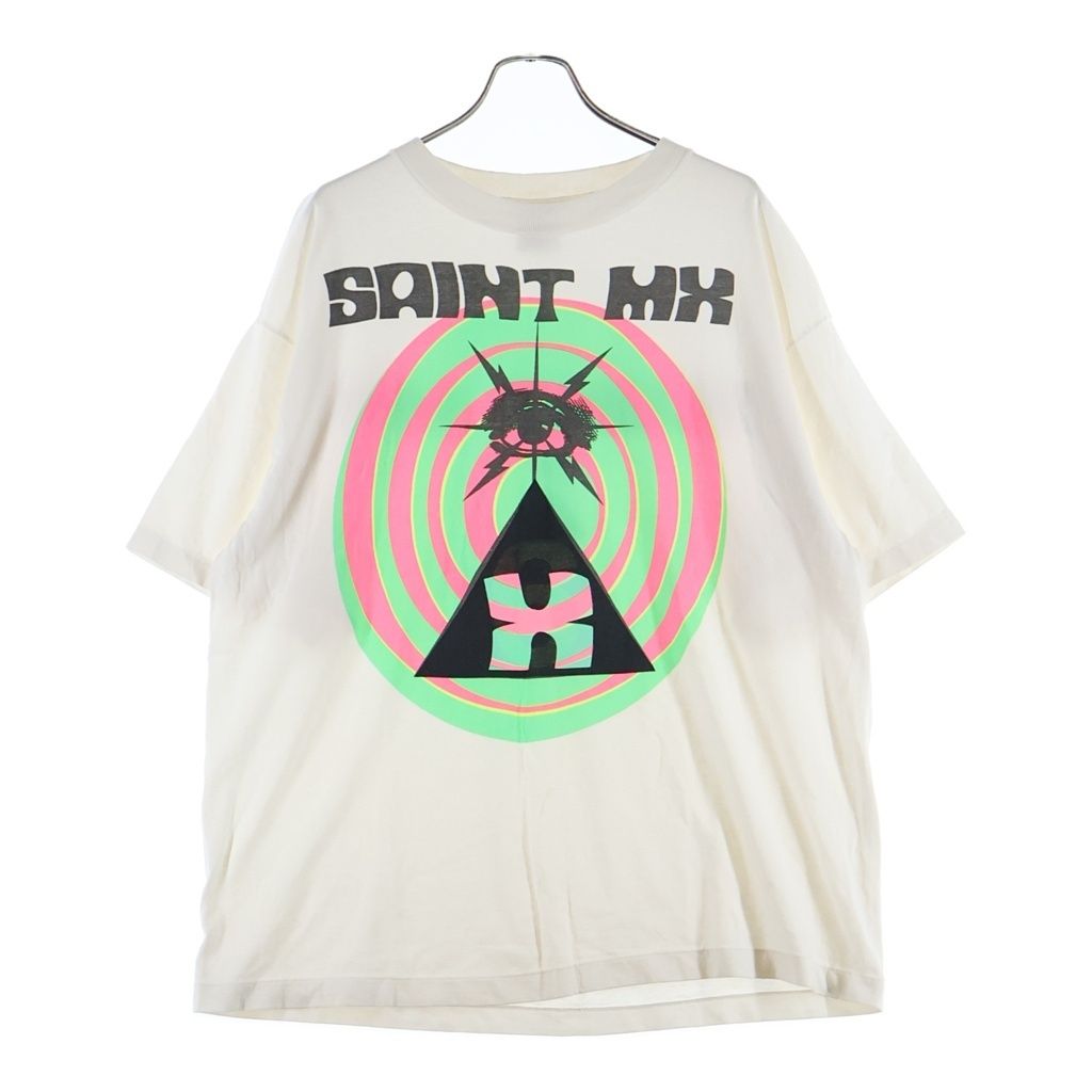 SAINT MICHAEL　ヴィンテージ加工EternalTシャツ SAINT MICHAEL (セントマイケル) 25SS SAINT MX SS TEE WHITE
