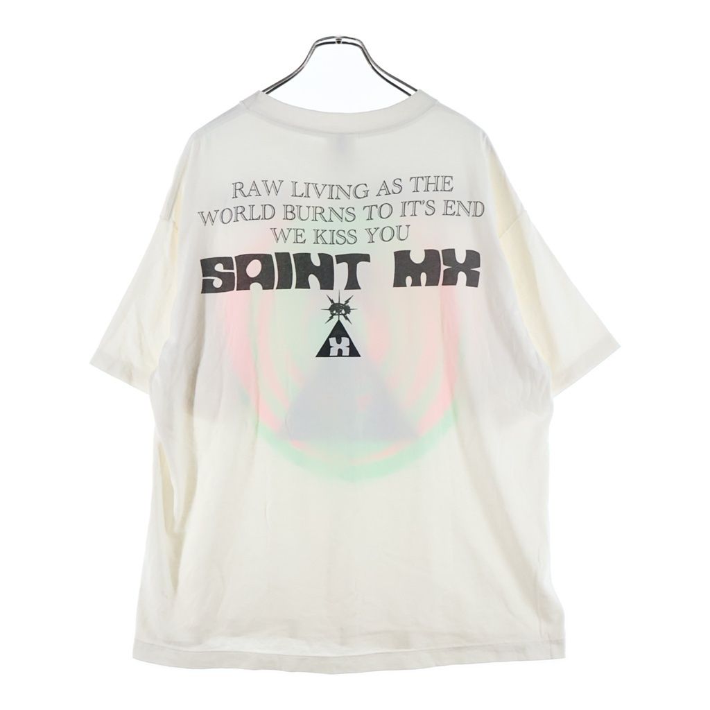 SAINT MICHAEL　ヴィンテージ加工EternalTシャツ SAINT MICHAEL (セントマイケル) 25SS SAINT MX SS TEE WHITE