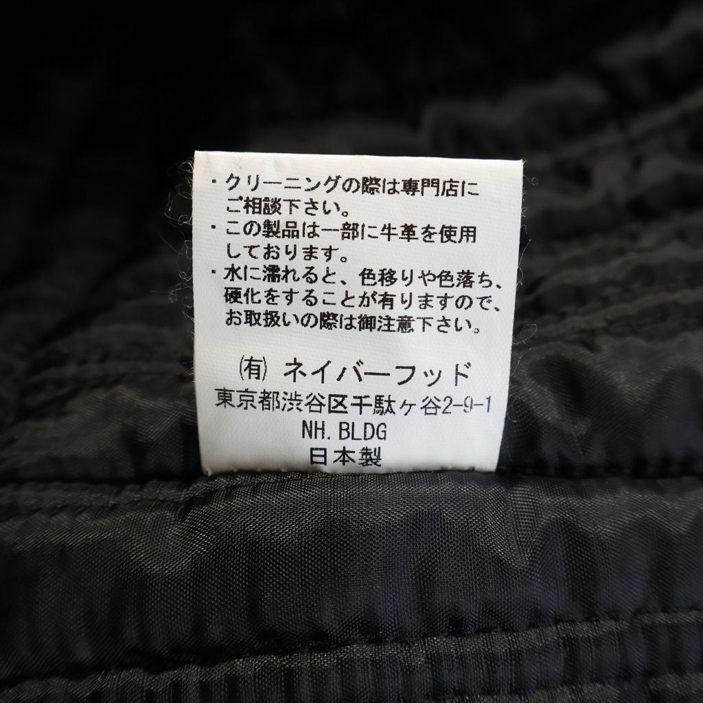 NEIGHBORHOOD (ネイバーフッド) 06AW POLICE N-JKT 中綿入り/襟レザー