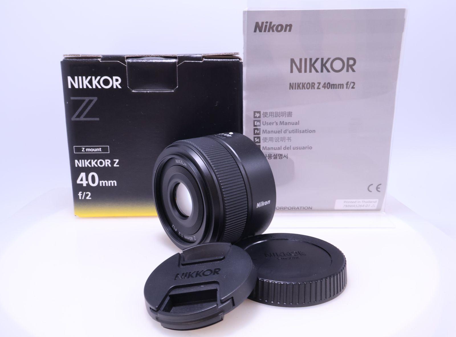 極美品】Nikon NIKKOR Z 40mm f/2 Zマウント フルサイズ対応 ブラック