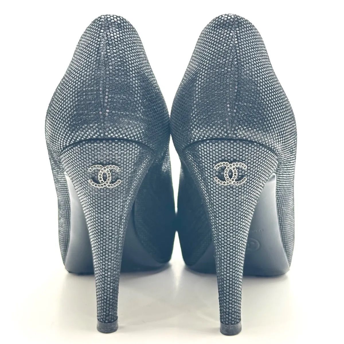 楠本質店/元住吉】CHANEL/シャネル ハイヒール ブラック 表記36C 約