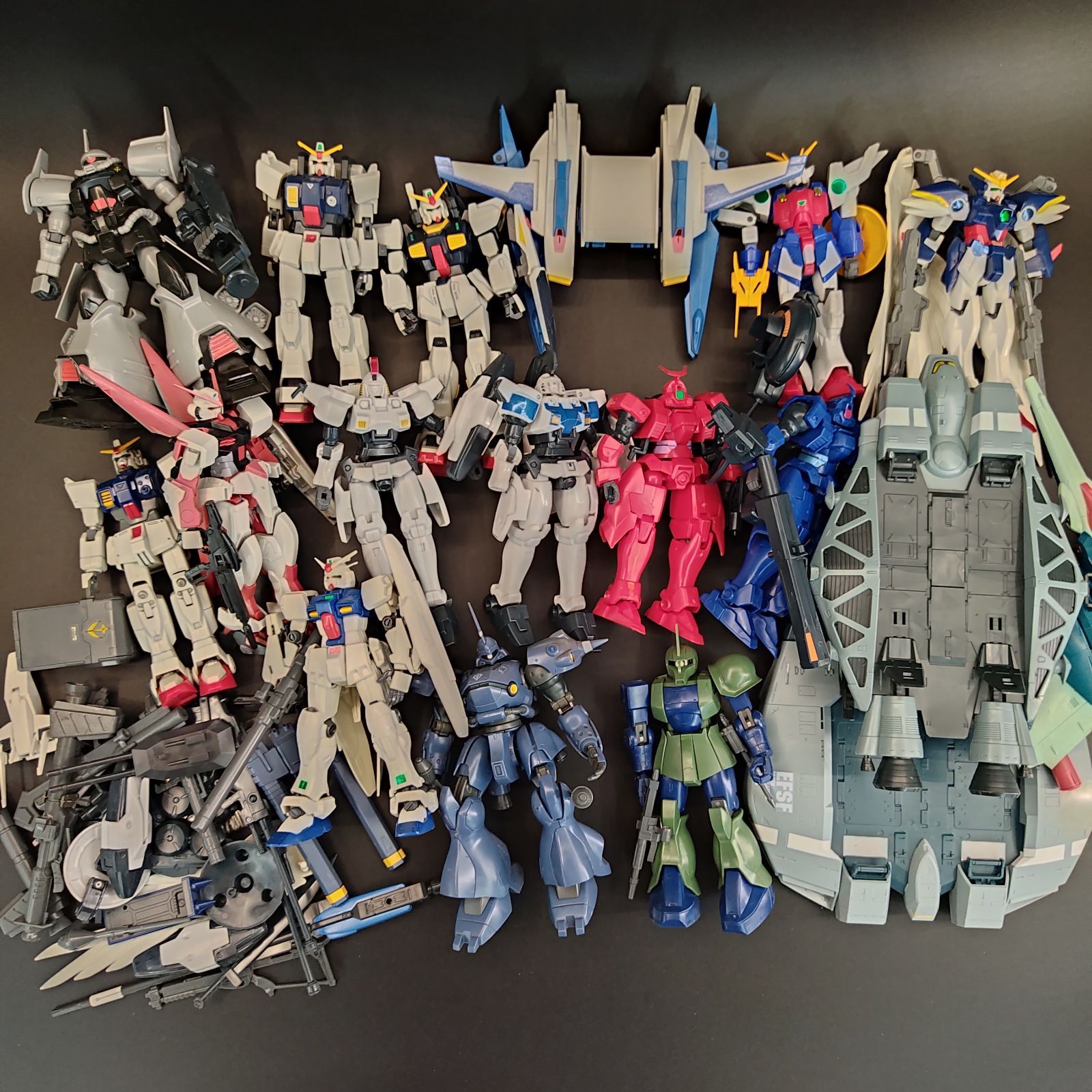 ガンプラ【未検品/ジャンク、パーツ取り用、キズ、ほこり、欠品多数