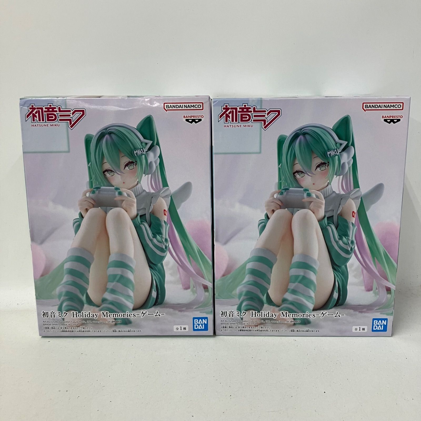 未開封 初音ミク Holiday Memories ゲーム フィギュア 2個セット