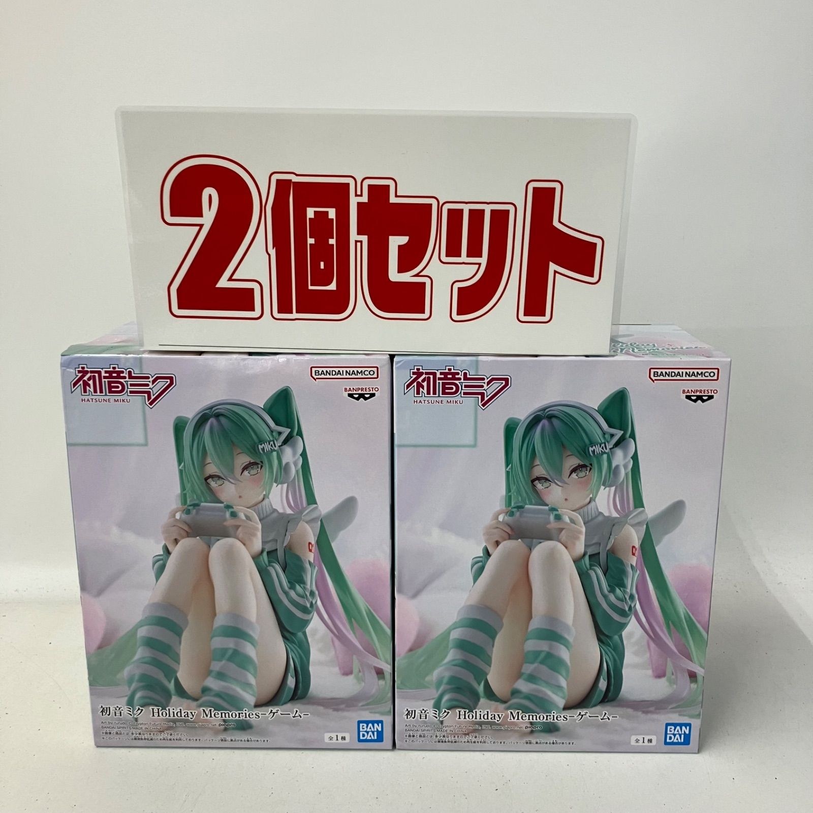 未開封 初音ミク Holiday Memories ゲーム フィギュア 2個セット