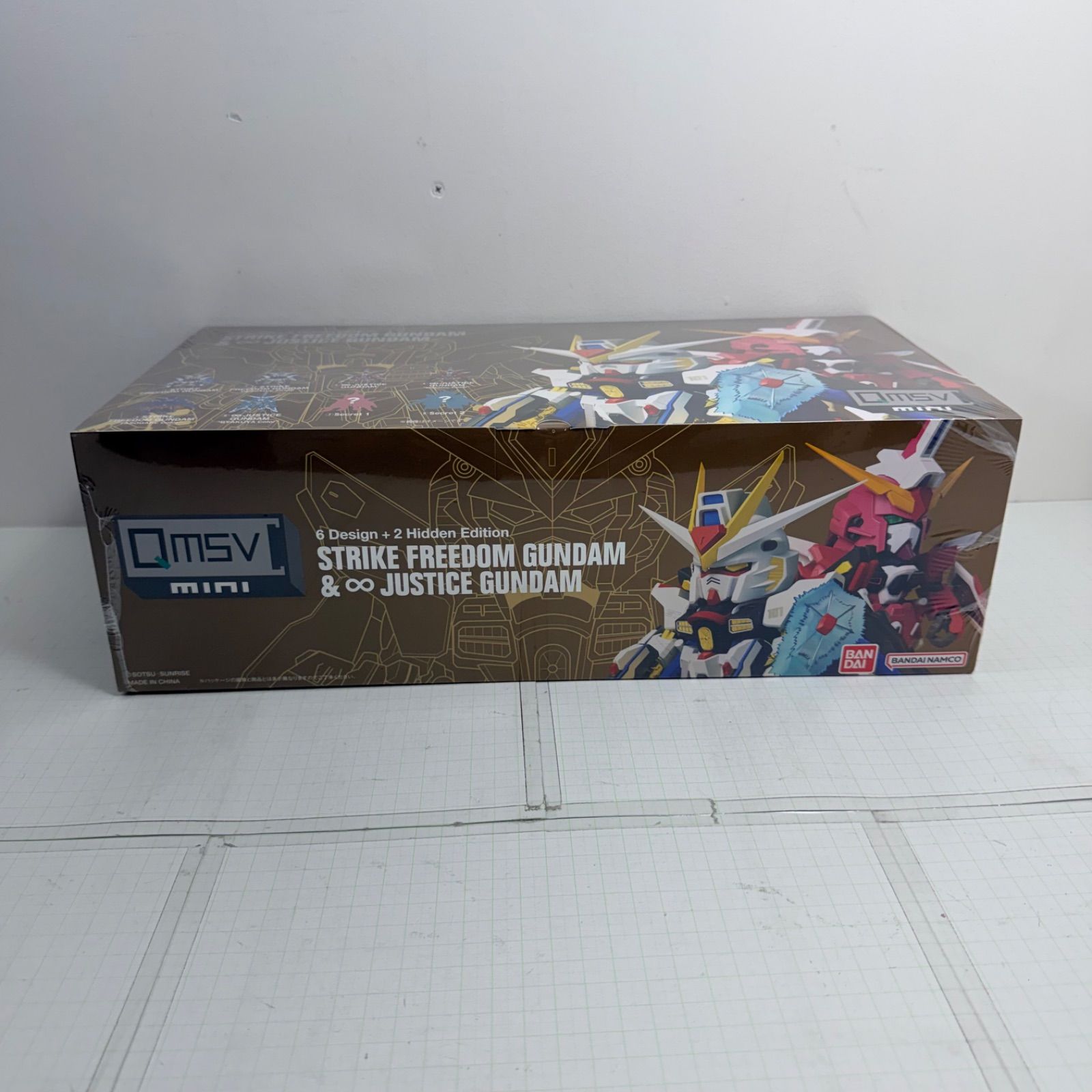 瀬戸店】未開封 QMSV mini STRIKE FREEDOM GUNDAM & INFINITE JUSTICE