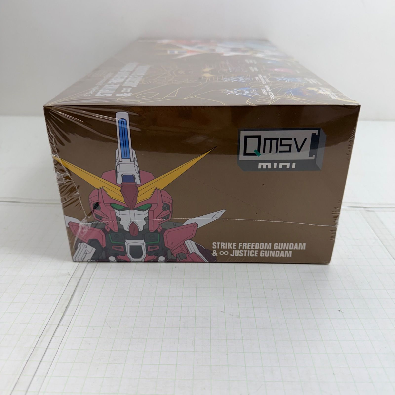 瀬戸店】未開封 QMSV mini STRIKE FREEDOM GUNDAM & INFINITE JUSTICE