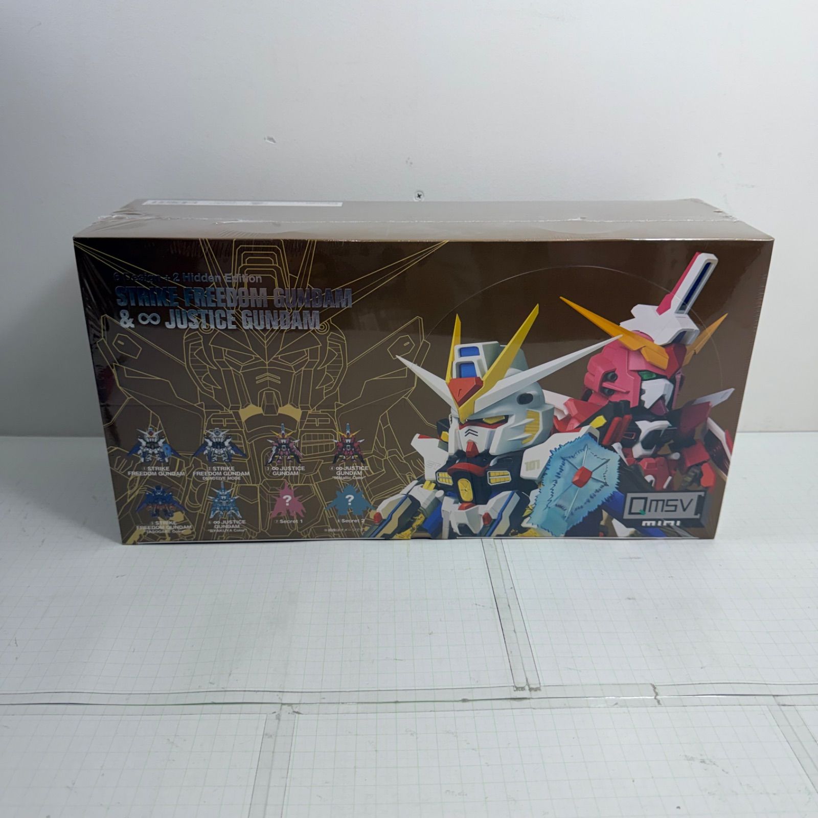 瀬戸店】未開封 QMSV mini STRIKE FREEDOM GUNDAM & INFINITE JUSTICE
