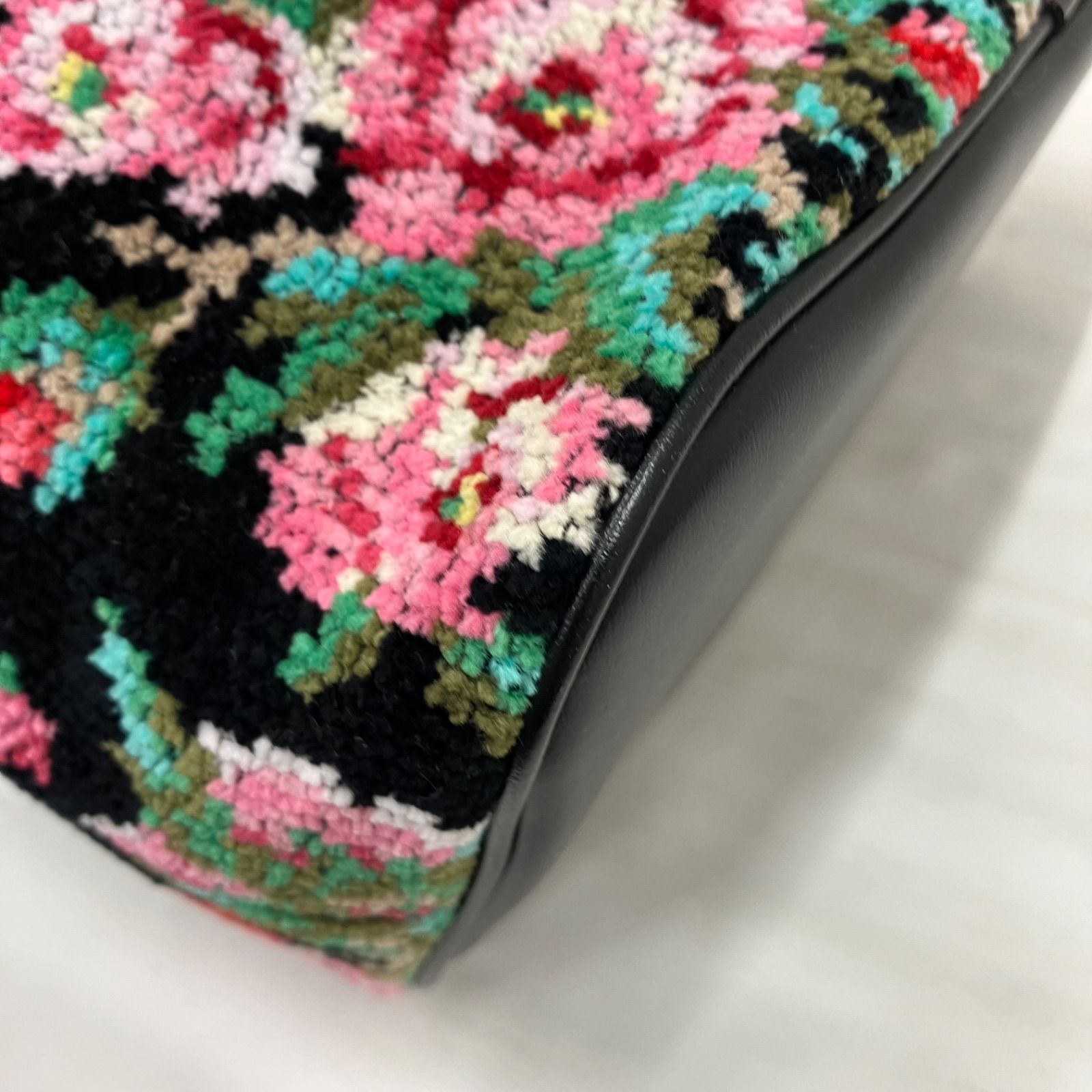 9290 【美品】 FEILER フェイラー トートバッグ ミニバッグ リアローズ